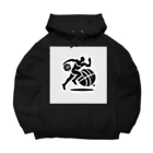 yumayumaのバスケットマン Big Hoodie