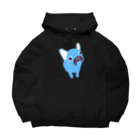 NIKORASU GOのフレンチブルデザイン「見上げてみる」（Tシャツ・パーカー・グッズ・ETC） Big Hoodie