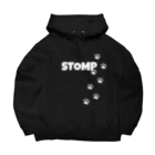 KnocKsのSTOMP🐾(White) Big Hoodie