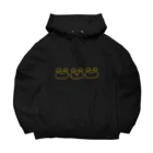 【ama*ama designstore　＜SUZURI店＞】のはらへりしろくまズ Big Hoodie