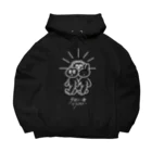 ハニョの宇宙で1番どうでもよい(白) Big Hoodie