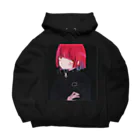 七越 よなのヨナちゃんを拝む Big Hoodie