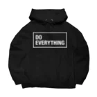 ゾエコレクションの(白文字)なんでもやんなきゃダメでしょ！DO EVERYTING Big Hoodie