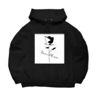 MASA/將貴のRose silhouette　スクエア Big Hoodie