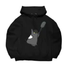 となり町のペントロー。のバドミントンをするペントロー Big Hoodie