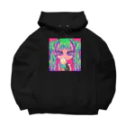 QooToyBoxのツインテールギャル Big Hoodie