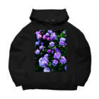 景フォトのあじさいフォト Big Hoodie