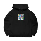 ホホニクのmelting vivid Big Hoodie