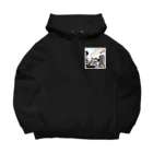 meril_goods_storeの「Aurora diurna」ジャケデザイン2 Big Hoodie