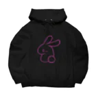 Griffin六三のRabbit ビッグシルエットパーカー