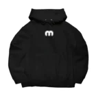 MechuのMechuロゴ（白） Big Hoodie