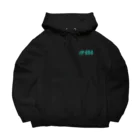 ノブ太のアパレルの悩める若者サイコグリーン Big Hoodie