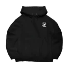 CROW_BAR_NETWORKのビッグシルエットパーカー ブラック Big Hoodie