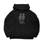 P shopのwプードル Big Hoodie