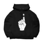 aaaaiWORKSのおみせの右手人差指神経断裂しました Big Hoodie