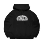 クレーンゲーム中毒のゴトン中毒　ビッグシルエットパーカー(Black) Big Hoodie