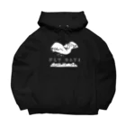 NEAATEEの鳥とネコのフライデー（濃い色用） Big Hoodie