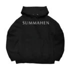 風天工房のSUMMAHEN（すんまへん）白 ビッグシルエットパーカー