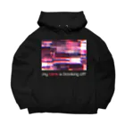 FifstormのMy Core is breaking off (black ver.) Big Hoodie