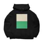 リューカデンドロンのクリーム&グリーン Big Hoodie