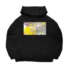 cardamom-coffeeの春色絵の具シリーズ4 Big Hoodie