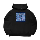 LalaHangeulの螺鈿細工風　ハングルデザイン Big Hoodie