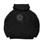 cosmicatiromの太陽系の衛星 白 Big Hoodie