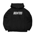 弁当ズのBENTOS LOGO White ビッグシルエットパーカー