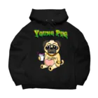 VS worldのYOUNG PUG ビッグシルエットパーカー