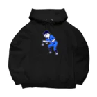 NIKORASU GOのこの夏おすすめ！野球デザイン「バント」＜文字なし＞（Tシャツ・パーカー・グッズ・ETC） Big Hoodie