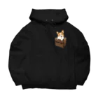 犬グッズの店しえるぶるーの箱入りコーギー Big Hoodie