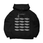 イラスト MONYAAT のサーモンサモタンの群れ B Big Hoodie