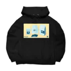 Teal Blue CoffeeのCOFFEE GIFT -Chocolate- YELLOW Ver. Big Hoodie