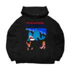 キッズモード某の恐怖！シャクトリシャーク Big Hoodie