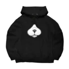 segasworksのニンニク（ハチワレ猫の鼻まわり） Big Hoodie