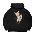 ビューン ワークスのシャム猫　ジジーニャ　ボーカリスト　 Big Hoodie