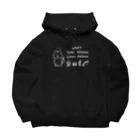 Andiamoのぽっこりネコ（白） Big Hoodie