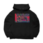 KIKI DOURAKUの浮世絵日本橋 Big Hoodie