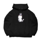 ButterConyのグレーうさぎ Big Hoodie