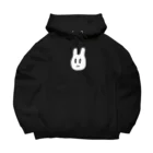 usa100の遠くをじっと見る Big Hoodie