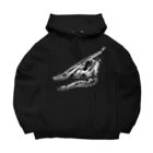 segasworksのサウロロフスの頭の骨 Big Hoodie