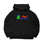 ドリブルTシャツのD-Studioの[EFBS]:怪獣サッカー Big Hoodie