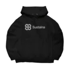 Sustaina Shopのさすてなビッグシルエット（ホワイト） Big Hoodie