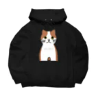 aiueoneko358の茶ハチワレちゃん Big Hoodie