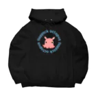 LalaHangeulのFlapjack Octopus(メンダコ) 英語バージョン Big Hoodie