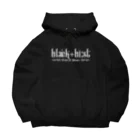 "blˈæk★bíːst"のblack beast logo hoodie 루즈핏 후디