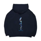 エダマメトイチ雑貨店のI love blue birds 2 Big Hoodie