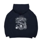 Too fool campers Shop!のキャンプは楽しむもの01(白文字) Big Hoodie