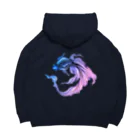 MOONのオーロラ金魚 Big Hoodie