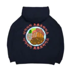 LalaHangeulの長崎トルコライス　ハングルデザイン　バックプリント Big Hoodie